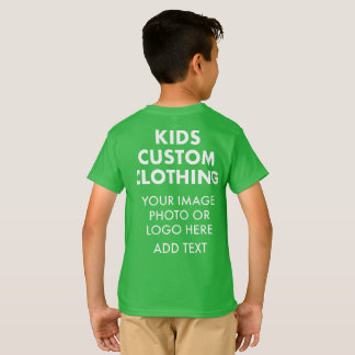 Custom Personalisiert BOY'S T - SHIRT - KLEEBLATT 