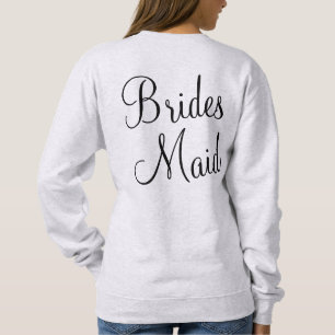 Custom Personalisiert Bridesmaid Geschenk Hen Part Sweatshirt