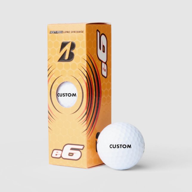 Custom Personalisiert Bridgestone e6 Golfball (Verpackungen)