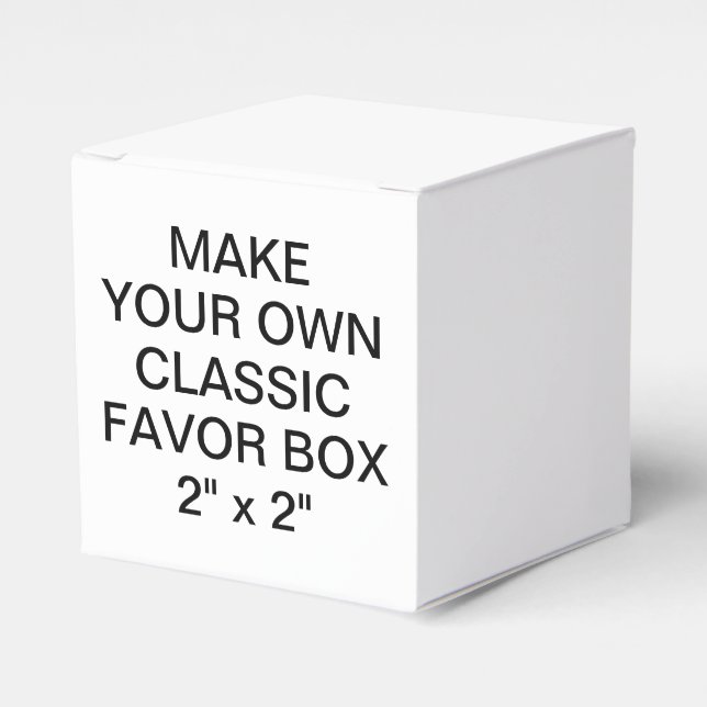 Custom Personalisiert Classic 2" Square Gefälligke Geschenkschachtel (Vorderseite)