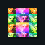 Custom Personalisiert Foto Pop Art Leinwand<br><div class="desc">Personalisierte Foto-Leinwand mit Ihrem bevorzugten Foto.Fügen Sie mehr Bilder, um eine lustige mehrfache Bild-Foto-Collage zu erstellen. Personalisierte Leinwand mit Ihrem Foto.</div>