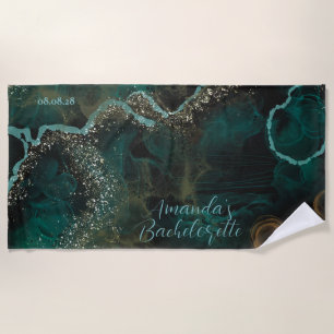 Custom Personalisiert Funkelnd Rock Bachelorette Strandtuch