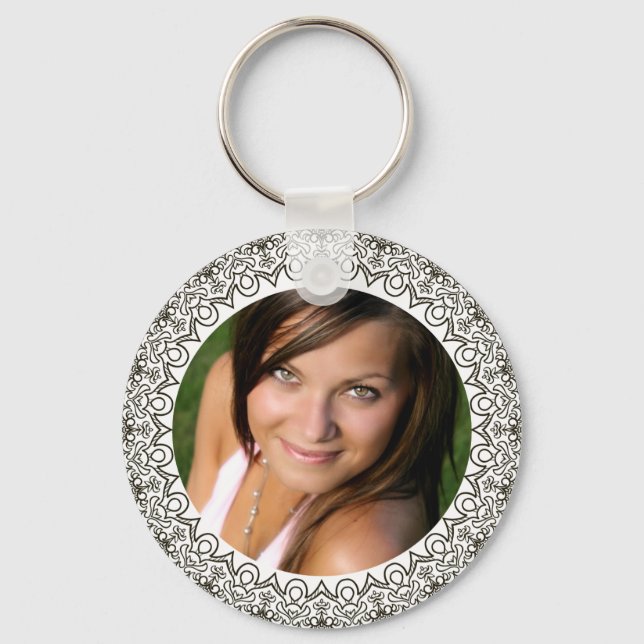Custom Personalisiert Girlfriend Ehefrau Foto Schl Schlüsselanhänger (Vorderseite)