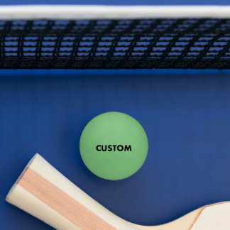 Custom Personalisiert GLOW DARK GREEN Table Tennis Tischtennisball