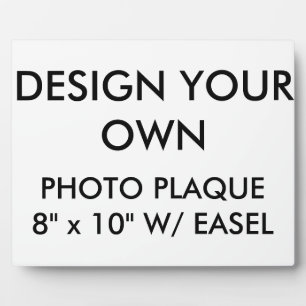 Custom Personalisiert Large 10" x 8" Foto Plaque Fotoplatte