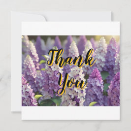 Custom Personalisiert Lila Lilac Vielen Dank Karte