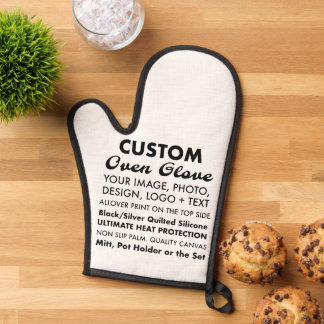 Custom Personalisiert Oven Glove / Ofenhandschuh
