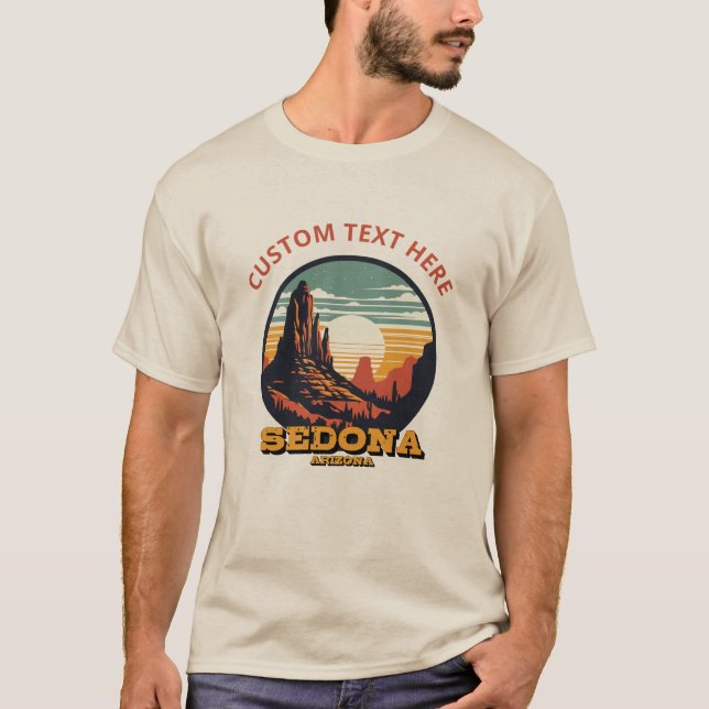 Custom Personalisiert Sedona Arizona T-Shirt (Vorderseite)