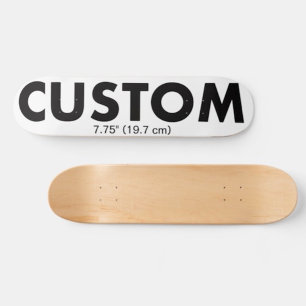 Custom Personalisiert Skateboard Deck 7,75" (19,7 