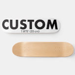 Custom Personalisiert Skateboard Deck 7.875" (20 c<br><div class="desc">Erstellen,  gestalten,  eigene Skateboard Deck erstellen - 7 7/8" (20 cm). Option Räder und LKW hinzufügen. Personalisiertes Skateboard aus 7-fach Premium USA Maple,  Geschenk für einen Skateboarder und zum Geburtstag,  Weihnachtsgeschenke,  Gastgeschenke Hochzeiten,  Promotional Sports Business,  School und Uni Erholung.</div>