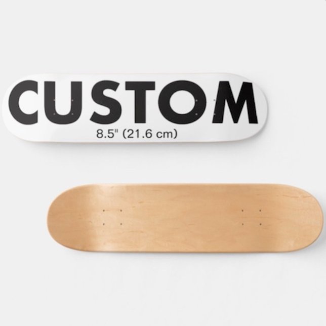 Custom Personalisiert Skateboard Deck 8,5" (21,6 c (Personalized custom Skateboard Deck 8.5 inch (21.6 cm))