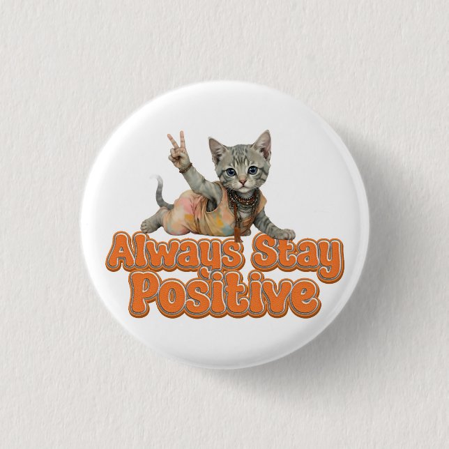 Custom Personalisiert Sloth Peace Hippie Button (Vorderseite)