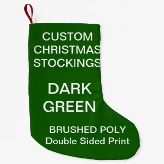 Custom Personalisiert Small GREEN Weihnachts-Strum Kleiner Weihnachtsstrumpf