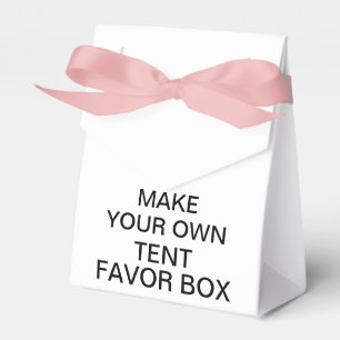Custom Personalisiert Zelt Bevorzugung Box mit ros Geschenkschachtel