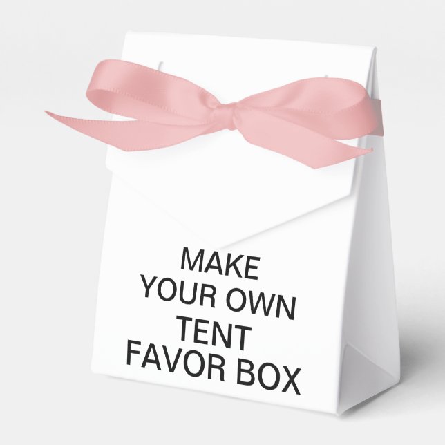 Custom Personalisiert Zelt Bevorzugung Box mit ros Geschenkschachtel (Vorderseite)