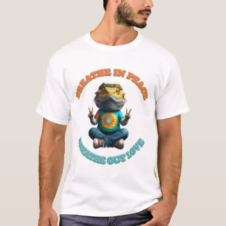 Custom Personalize Boho Bearded Dragon Hippie T-Shirt