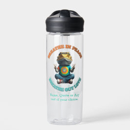 Custom Personalize Boho Bearded Dragon Hippie Trinkflasche