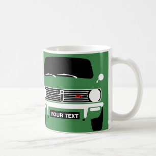 CUSTOM PERSONALIZE CLASSIC RETRO MINI CLUBMAN KAFFEETASSE