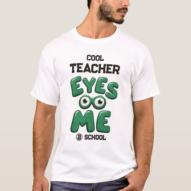 Custom Personalized Cute Teacher Gift T-Shirt (Vorderseite)