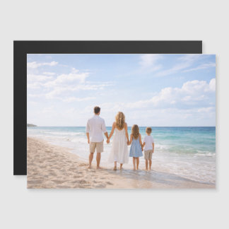 Custom Personalized Family Photo Magnetkarte