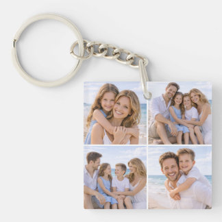 Custom Personalized Family Photo Schlüsselanhänger