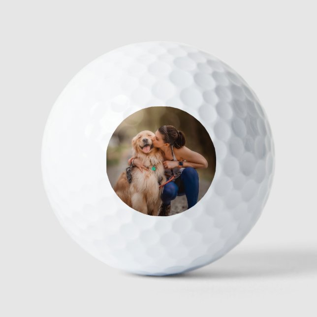 Custom Personalized Photo Golfball (Vorderseite)