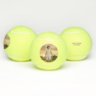 Custom Personalized Tennis Player Photo Tennisbälle