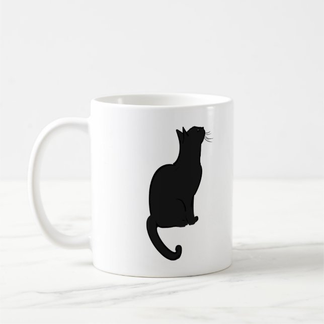 Custom Pet CAT Photo Mug (Gauche)