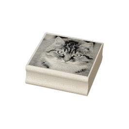 Custom Pet Cat Photo Rubber Personalized Stamp Gummistempel