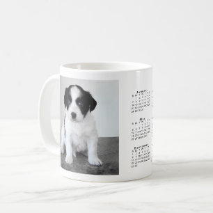 Custom Pet Foto 2024 Kalender Kaffee Tasse