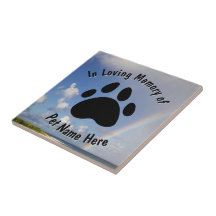 Custom Pet Memorial Rainbow