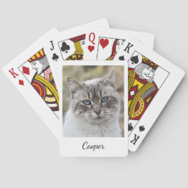 Custom Pet Photo and Name Script Spielkarten