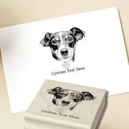 Custom Pet Photo Gummistempel