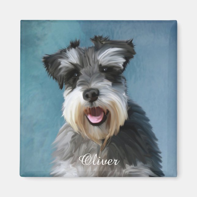 Custom Pet Photo Magnet (Devant)
