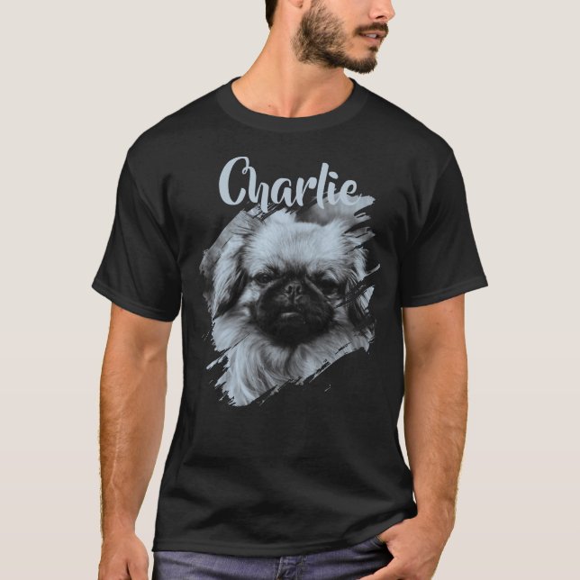 Custom Pet Photo & Name Shirt (Vorderseite)