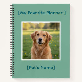 Custom Pet Photo Notebook | Personalized Planner Notizbuch
