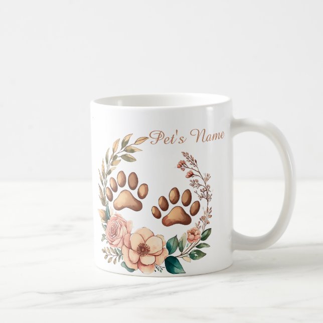 Custom Pet Tasse - Personalisiertes Dog & Cat Love (Rechts)