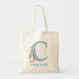 Custom Peter Rabbit - Letter C Tote Bag Tragetasche
