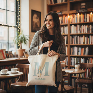 Custom Peter Rabbit - Letter M Tote Bag Tragetasche