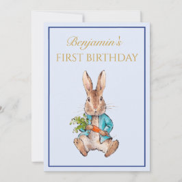 Custom Peter the Rabbit Einladung zum ersten Gebur