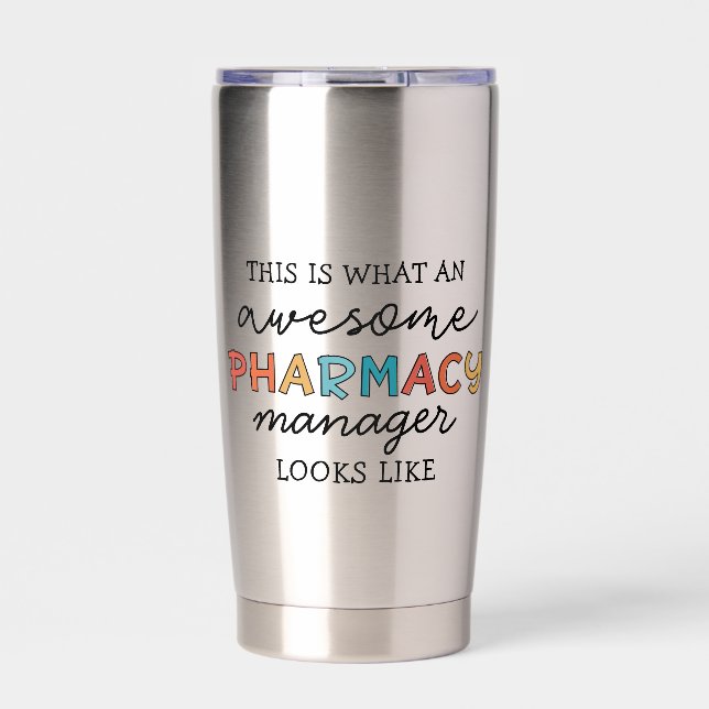 Custom Pharmacy Manager Phantastisch Funny Thermobecher (Vorderseite)