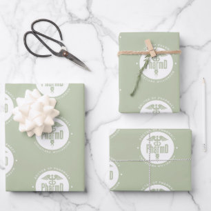 Custom PharmD Doctor of Pharmacy Abschluss Geschenkpapier Set