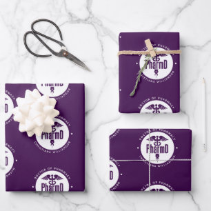 Custom PharmD Doctor of Pharmacy Abschluss Geschenkpapier Set