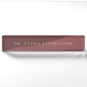 Custom PhD Graduate Gift Namplate Namensplakette