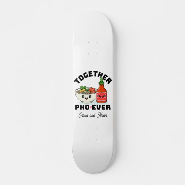 Custom Pho Pun Skateboard Gift (Vorne)