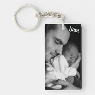 Custom photo and name keychain personalized schlüsselanhänger