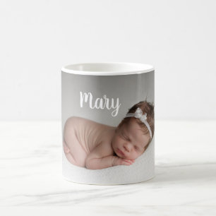 Custom photo and name mug personalized