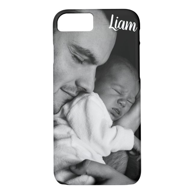 Custom photo and name phone case personalized (Rückseite)