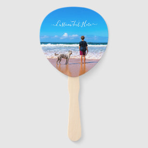 Custom Photo and Text Han Fan Your Own Design Fächer