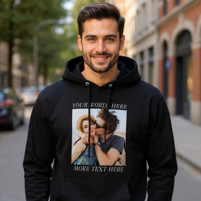 Custom Photo and Text Hoodie (Von Creator hochgeladen)